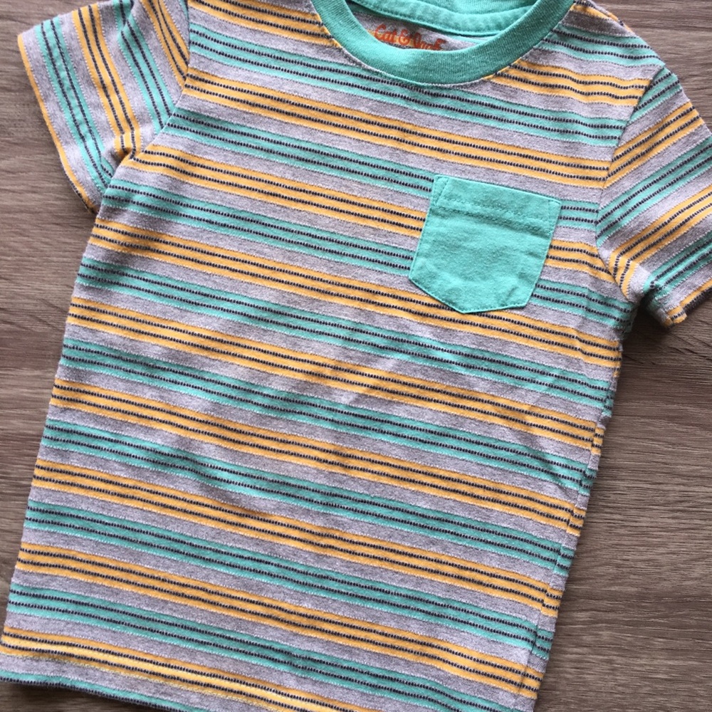 Striped pocket tee